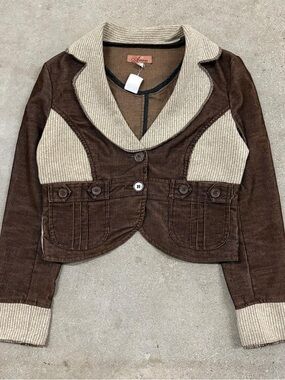 brown blazer jacket
